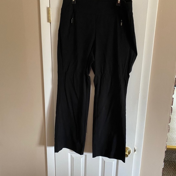 INC black pants women’s elastic waist dress pants 16W - Picture 2 of 5